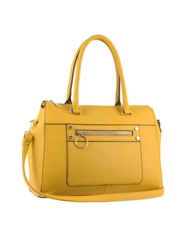 Ladies Fashion Tote Handbag in Yellow